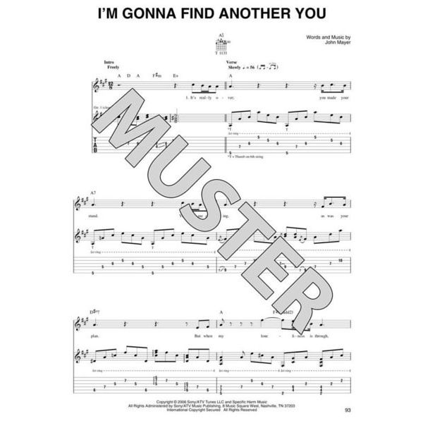 Cherry Lane Music Company John Mayer Continuum