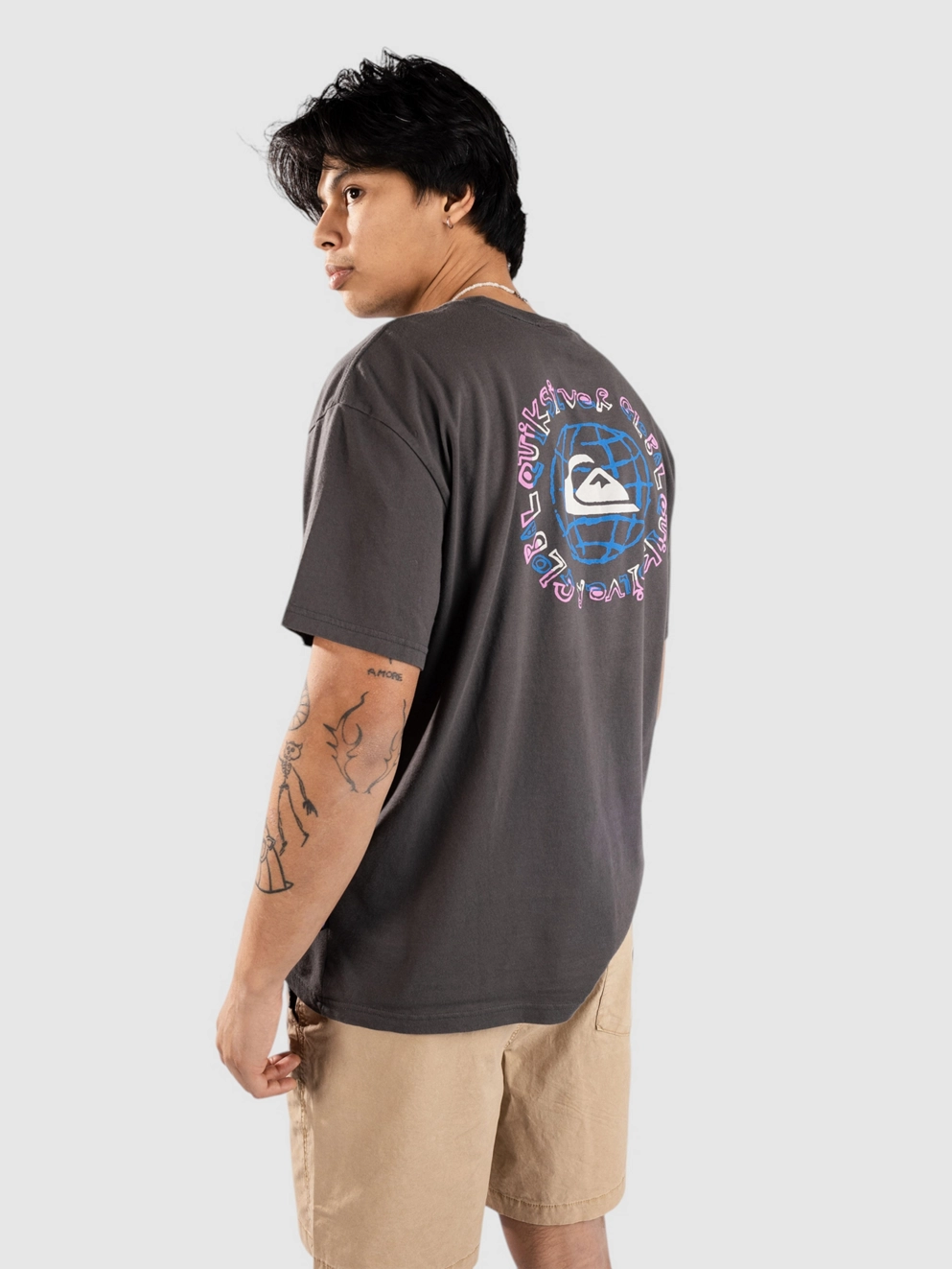 Quiksilver Global Heat T-Shirt dark shadow