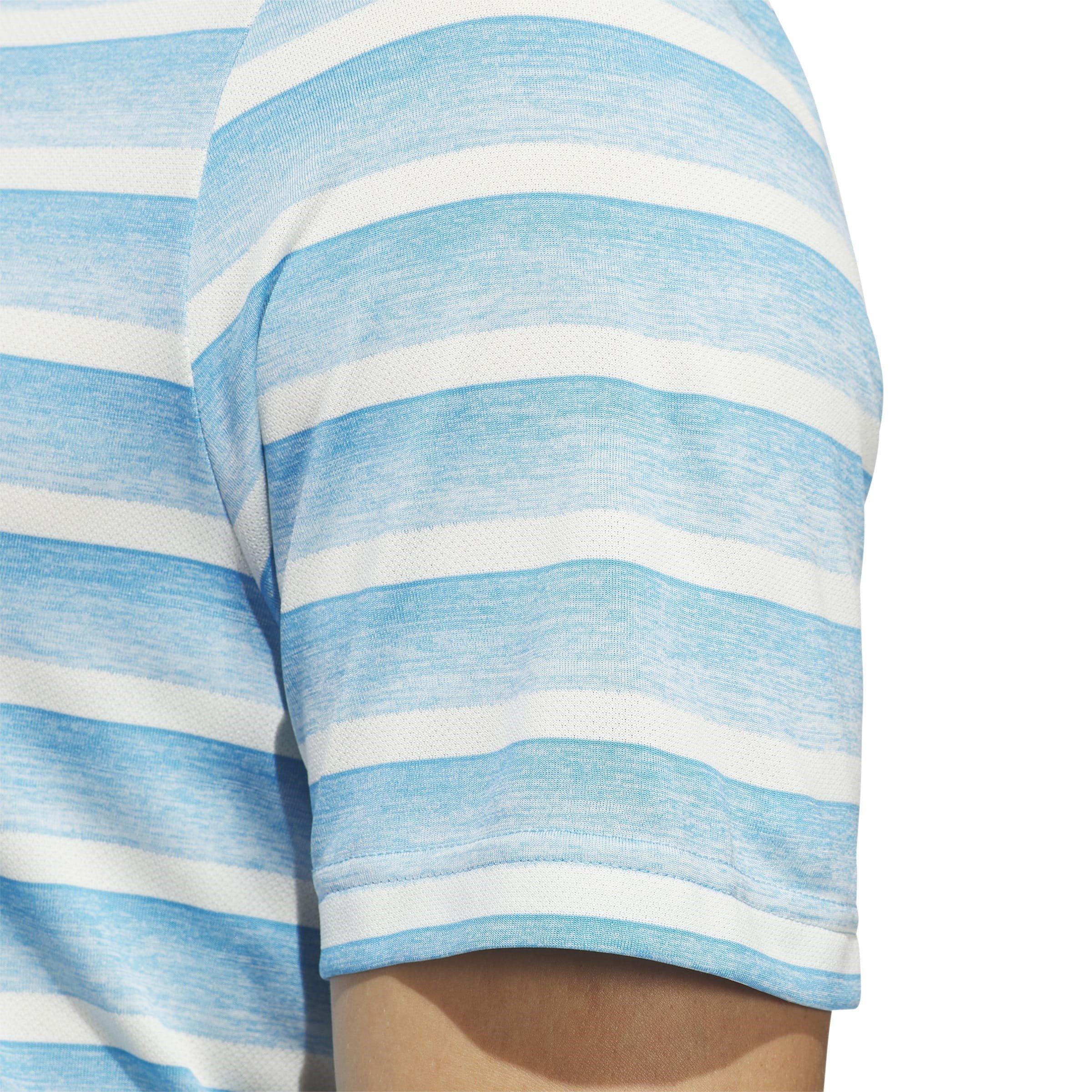 adidas Two Colour Striped Polo Shirt