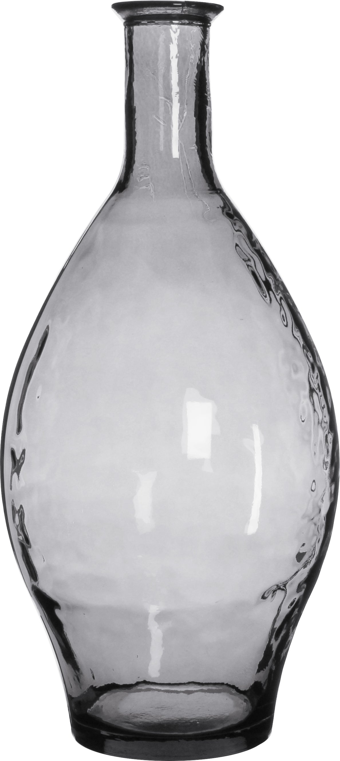 Mica Decorations fles Kyara grijs D 28 H 60 cm