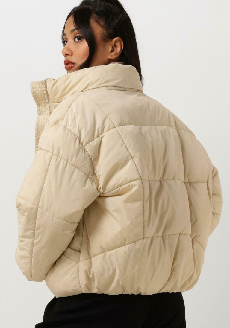 ANOTHER LABEL zand another label gewatteerde jas mille oversized puffer