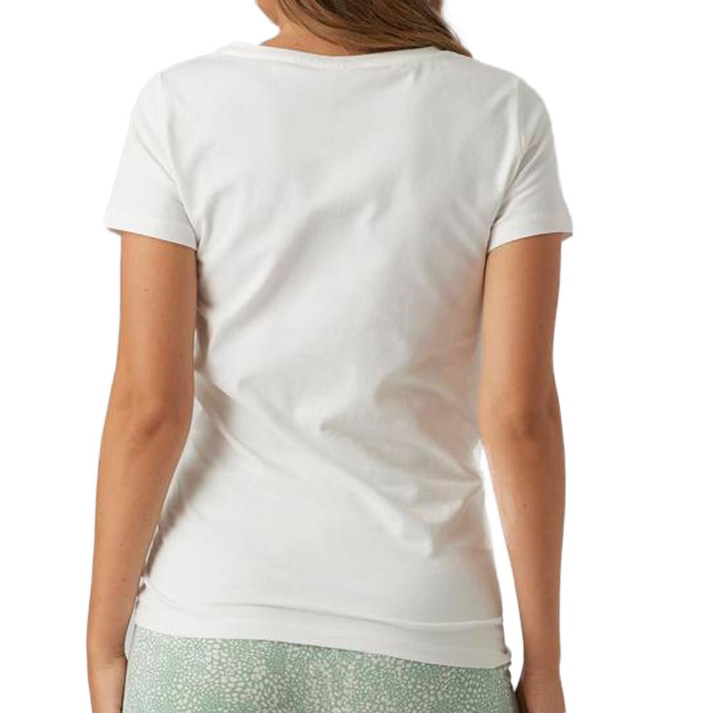 Mamalicious T-shirt Blanc Femme Mamalicious Feliz