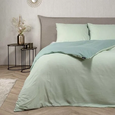 Dekbedovertrek Hotel Two Tone - Mint