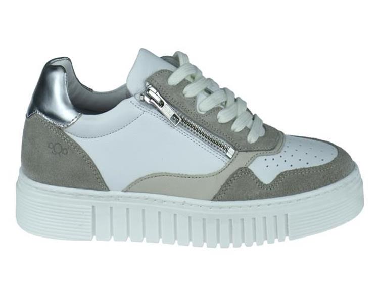 AQA Shoes A8520 vel.chateau gray/velv.opt.wh.