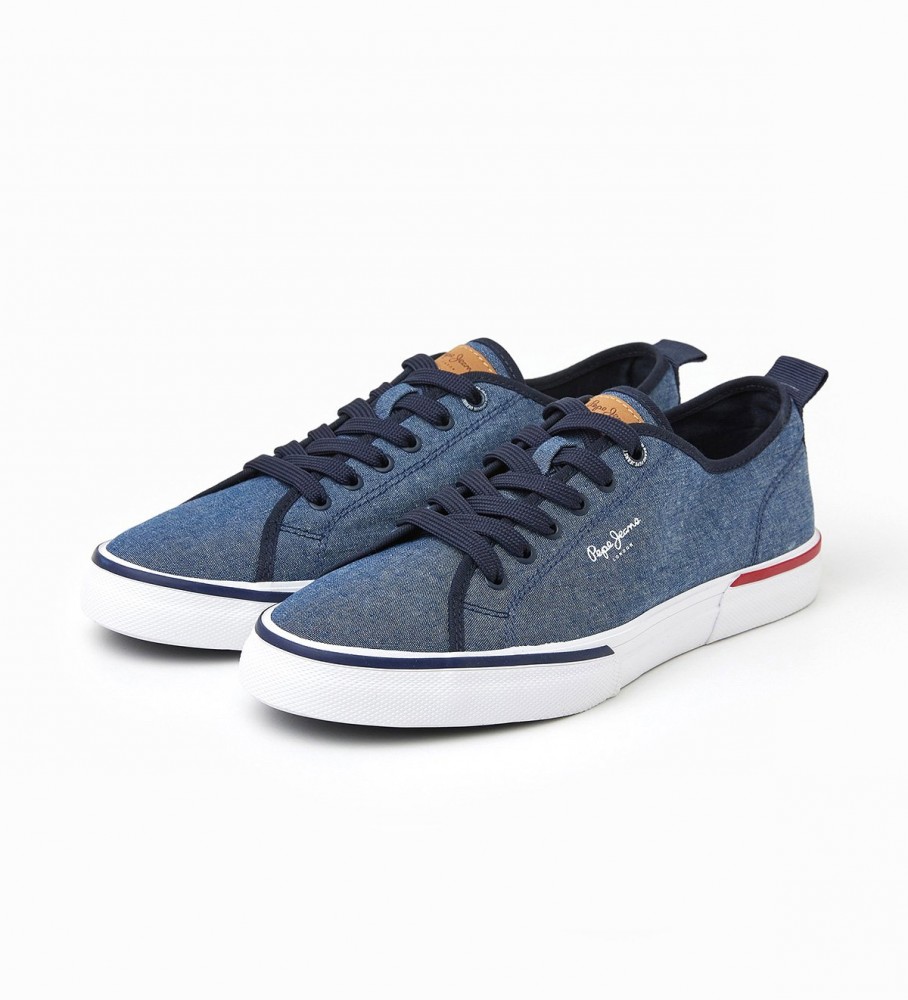 Tênis Pepe Jeans Kenton Smart 22 Azul Chambray