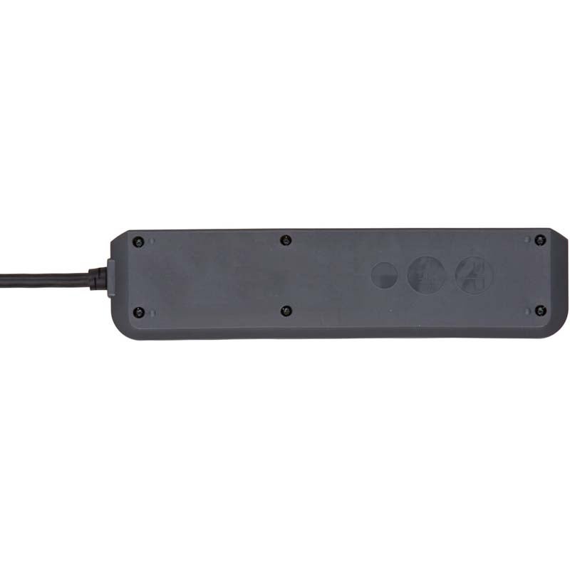 Brennenstuhl ECO-Line 1158820315 3-voudige stekkerdoos met overspanningsbeveiliging 1.5m