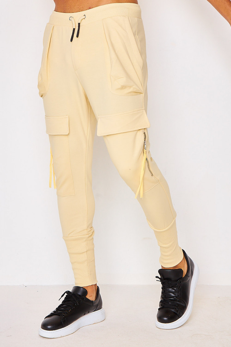 Joggerpant cargo beige