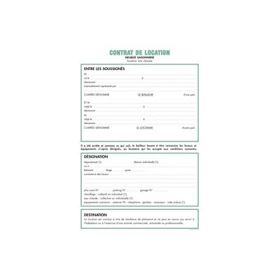 Exacompta - Kit dossier de location pour logement saisonnier