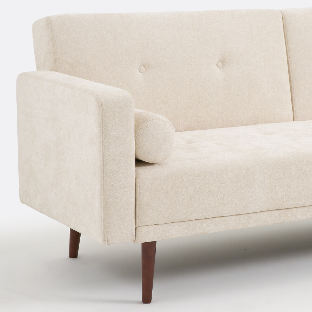 LA REDOUTE INTERIEURS<br>Sofá cama de 3 lugares, chenille, Tuske