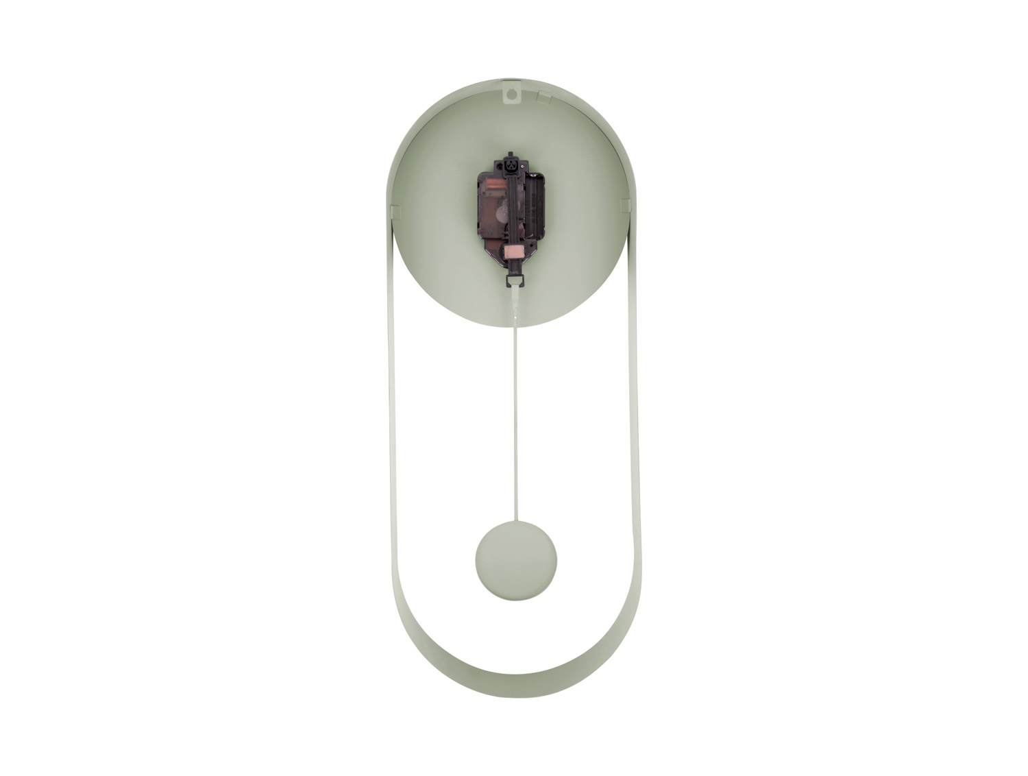 Wall clock Pendulum Charm steel jungle green