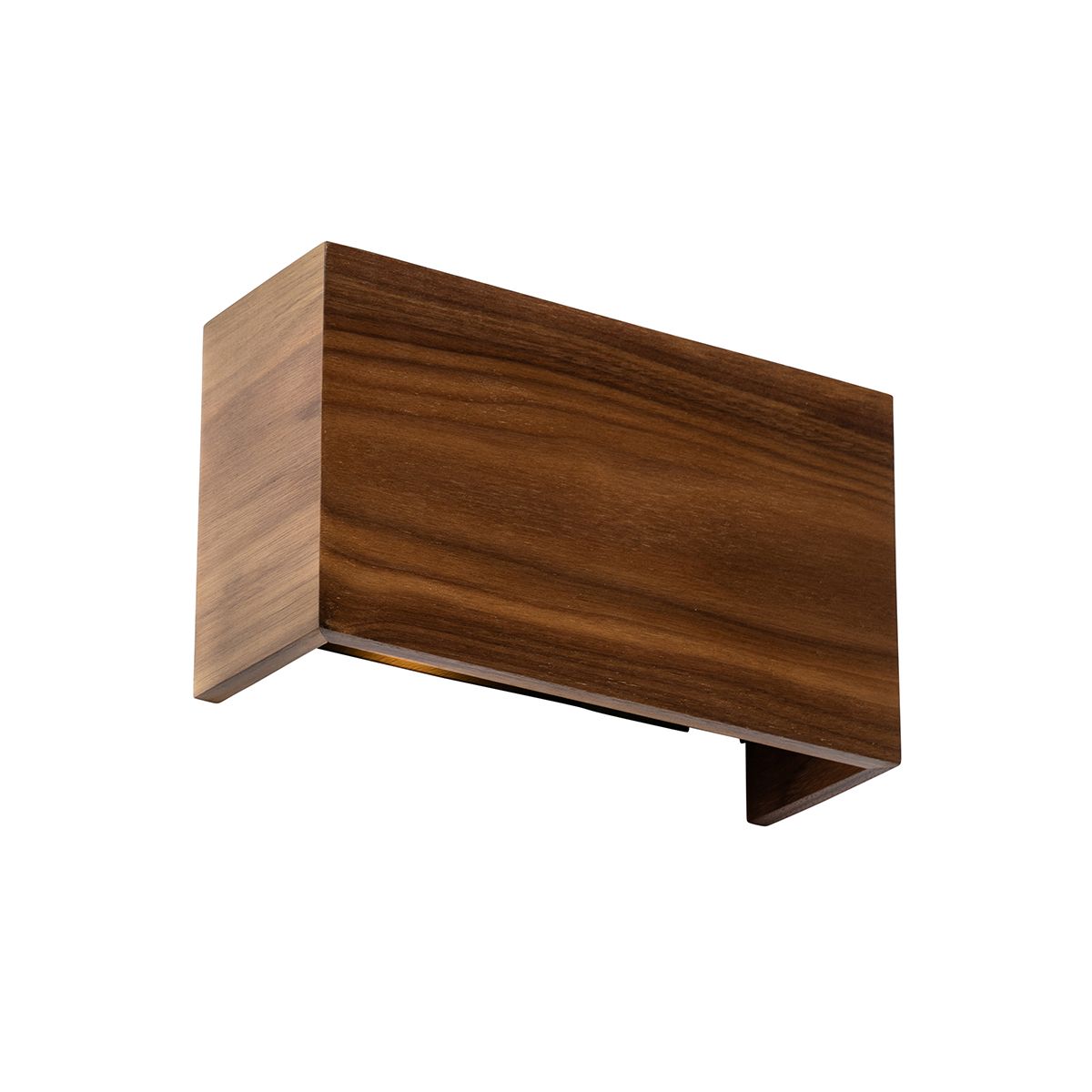 Smart wandlamp walnoot hout 24 cm incl. Wifi G9 - Otan