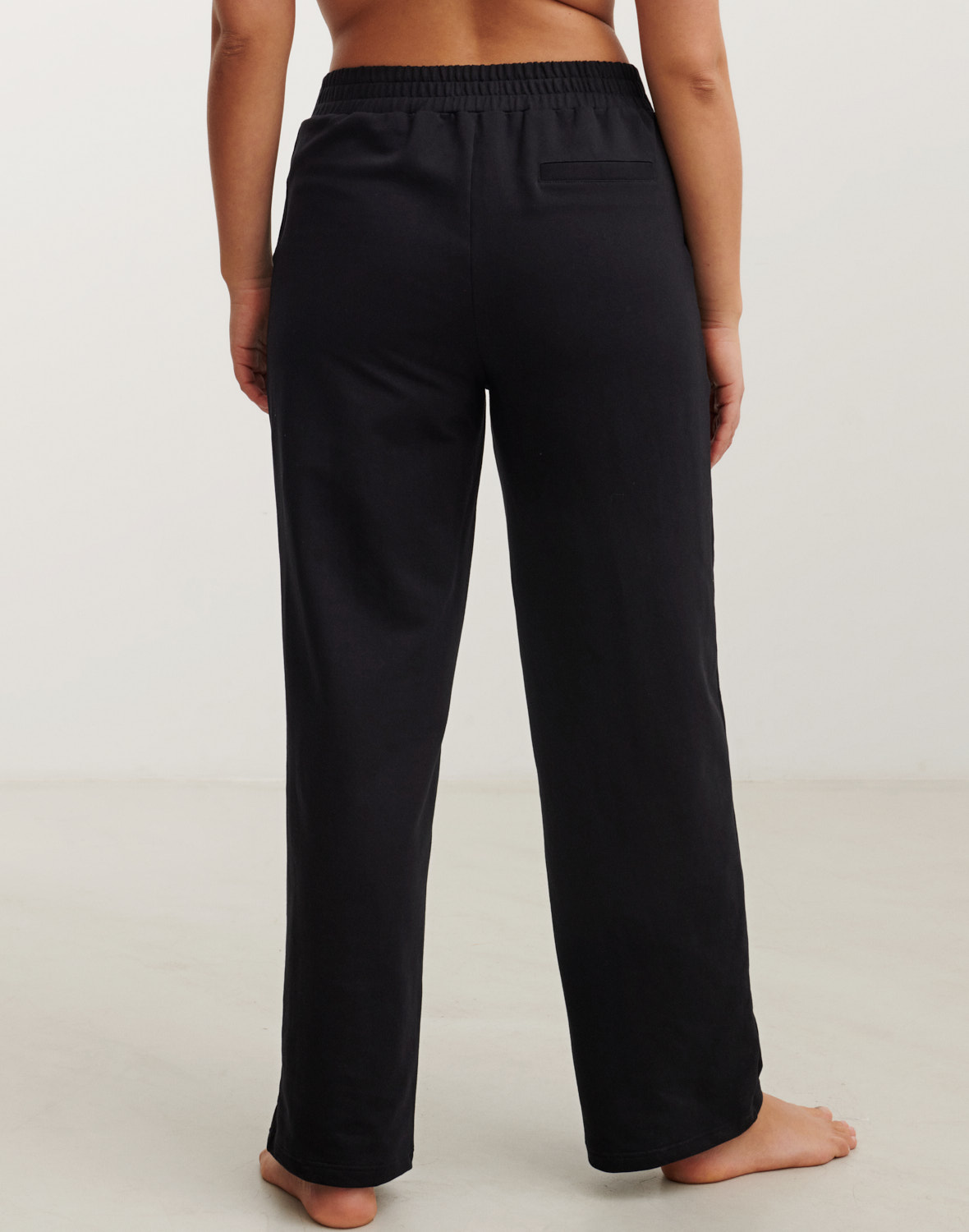 Broek van katoen voor dames in Zwart