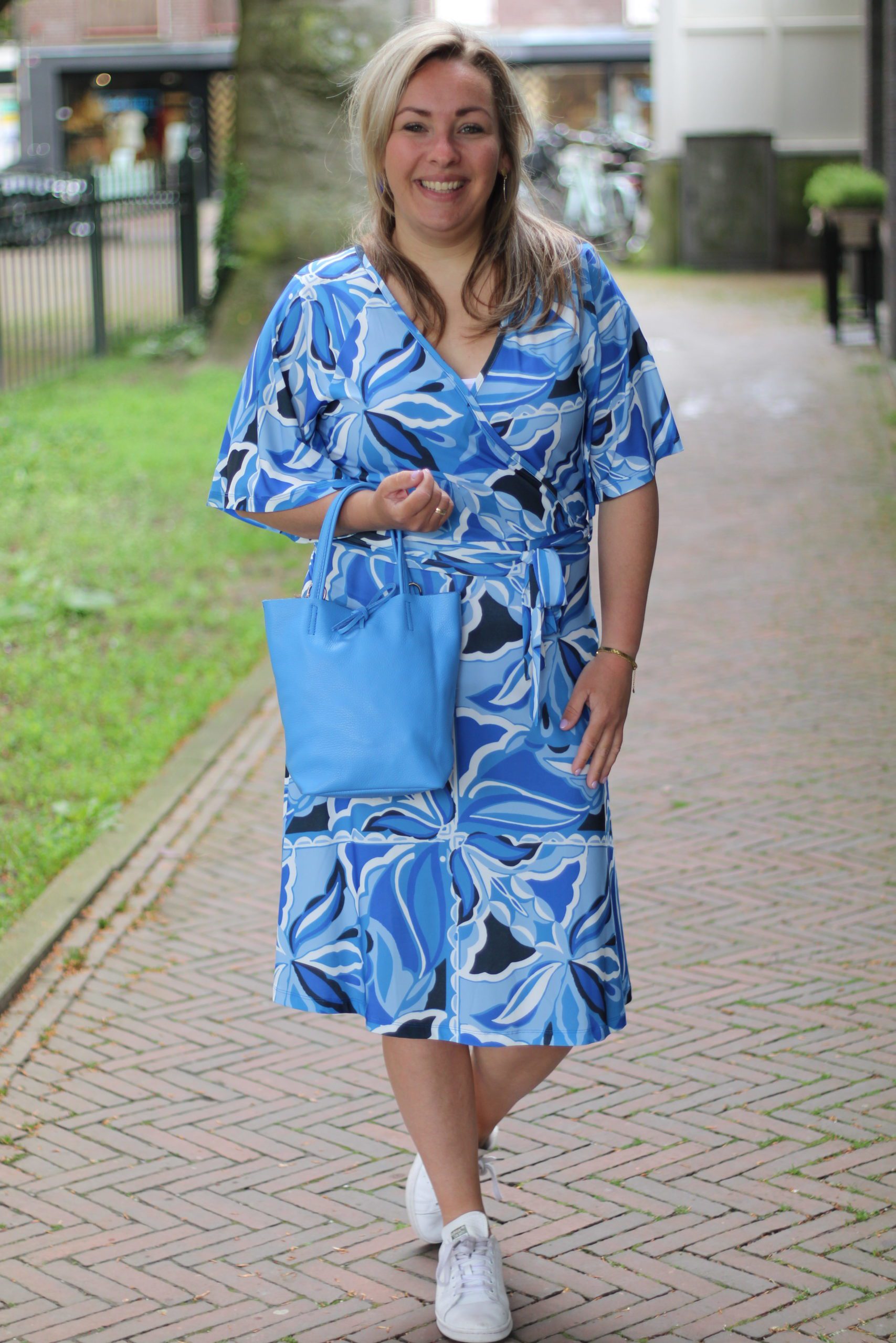 Zoso - Jessica Splendour Printed Dress - Ocean Blue/Blue