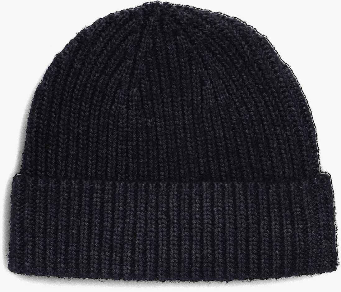 PROFUOMO donkerblauwe profuomo muts hat wool nylon