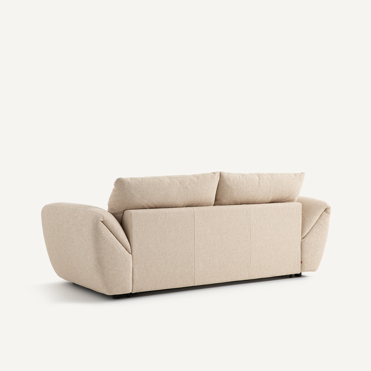AM.PM<br>Sofá-cama de 3 lugares em tecido bouclé Edgar