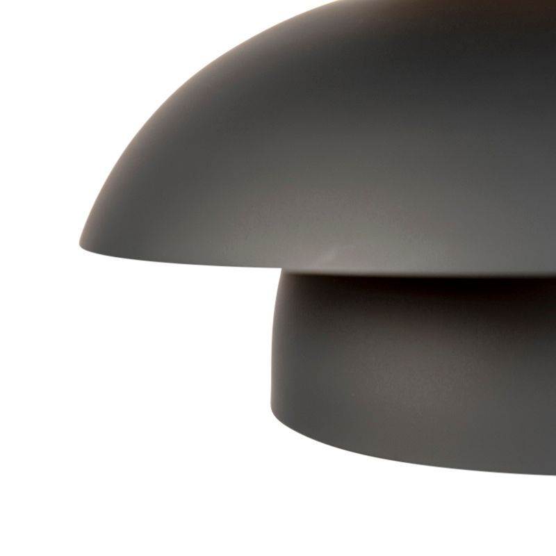 Moderne ronde hanglamp zwart met goud 3-laags - Titus