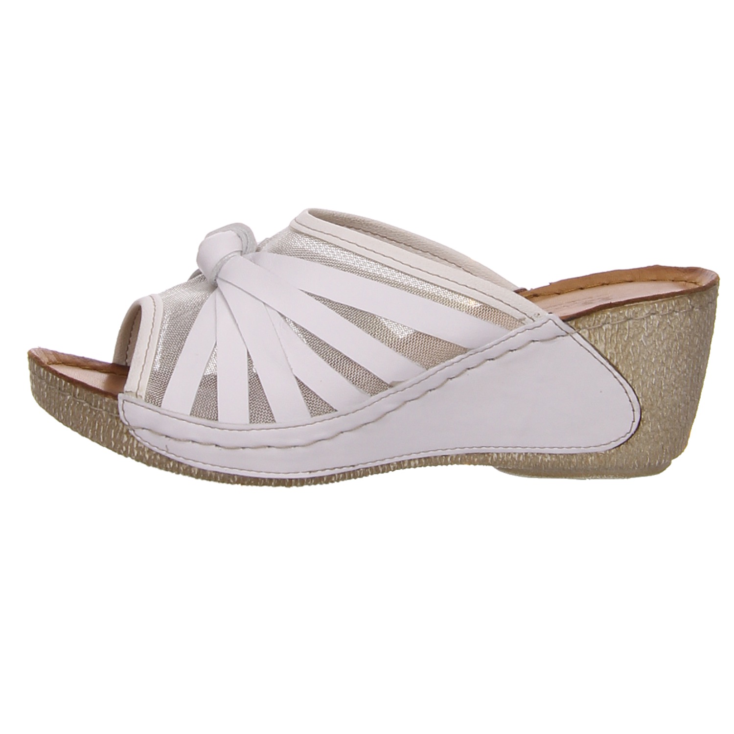Gemini Pantolette weiß weiss/weiss kombi
