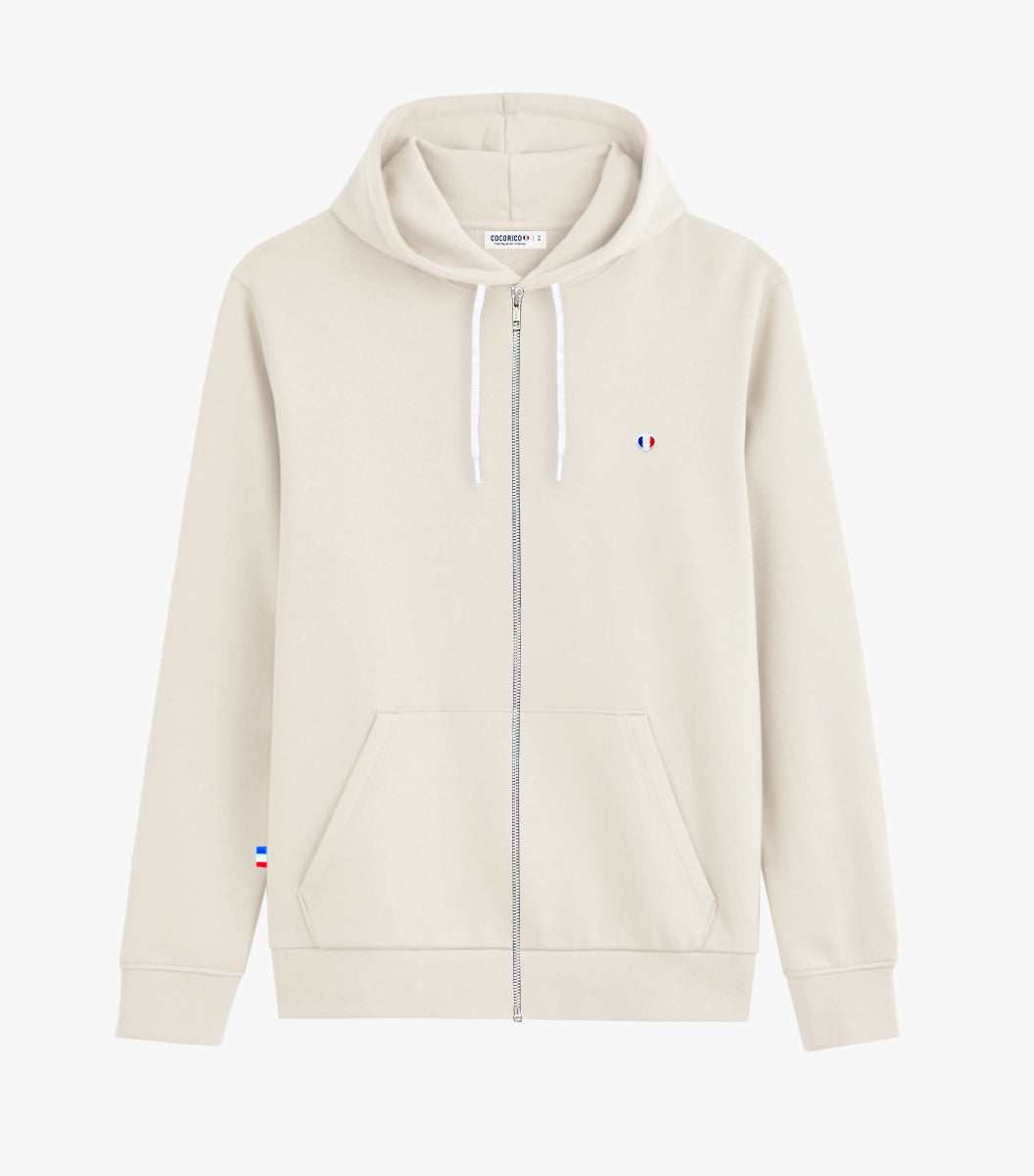 Sweat zippé Femme Sable - Iconique