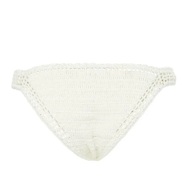 She Made Me Bas de Maillot Classic Crochet | Naturel