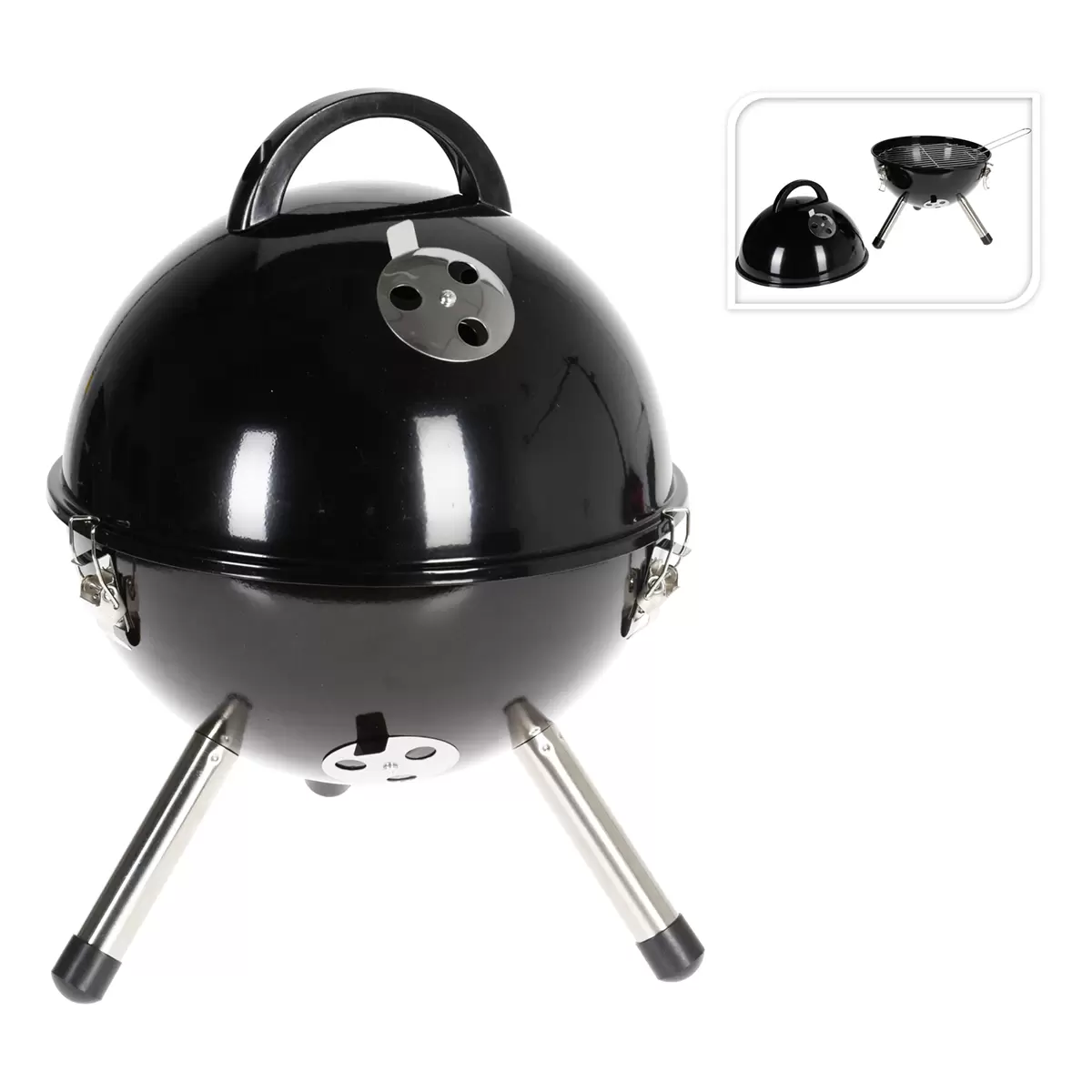 BBQ-Smoker Schwarz