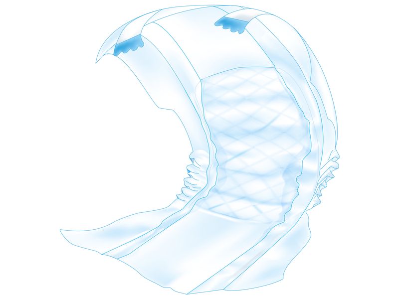 Trixie Windeln für Rüden, S-M, 30-46 cm, 12 Stück Windeln für Hunde