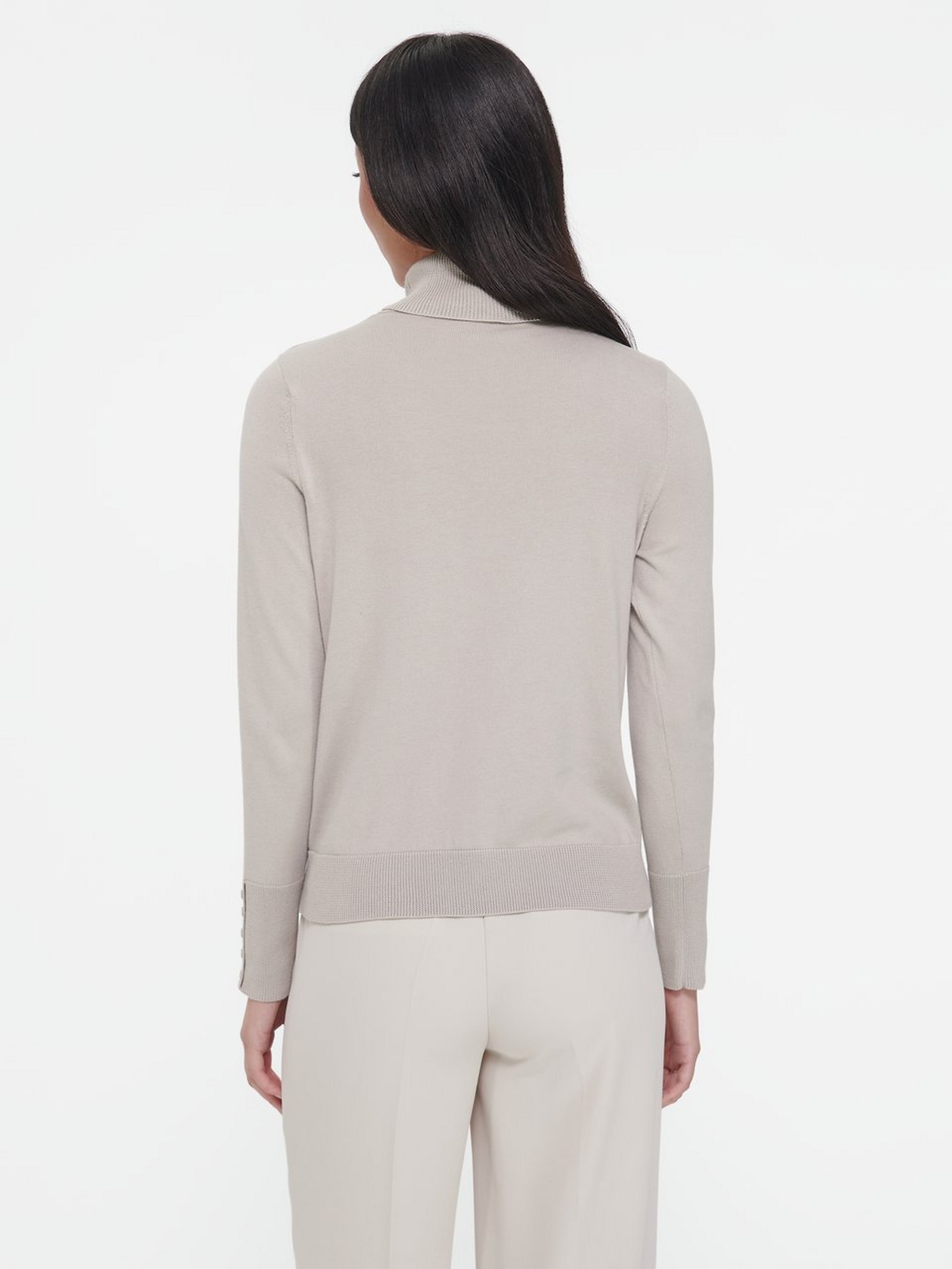 Rollkragen-Pullover aus 100% SUPIMA®-Baumwolle