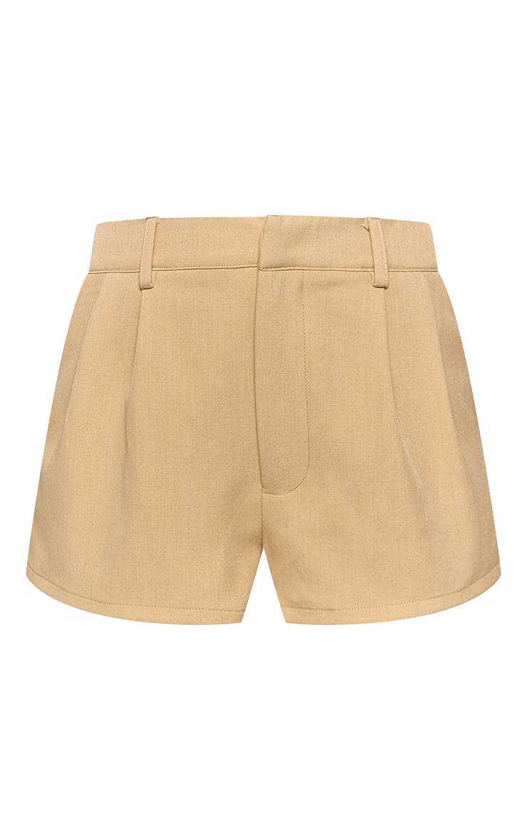 Vert Sauge Short Tailleur Tissé