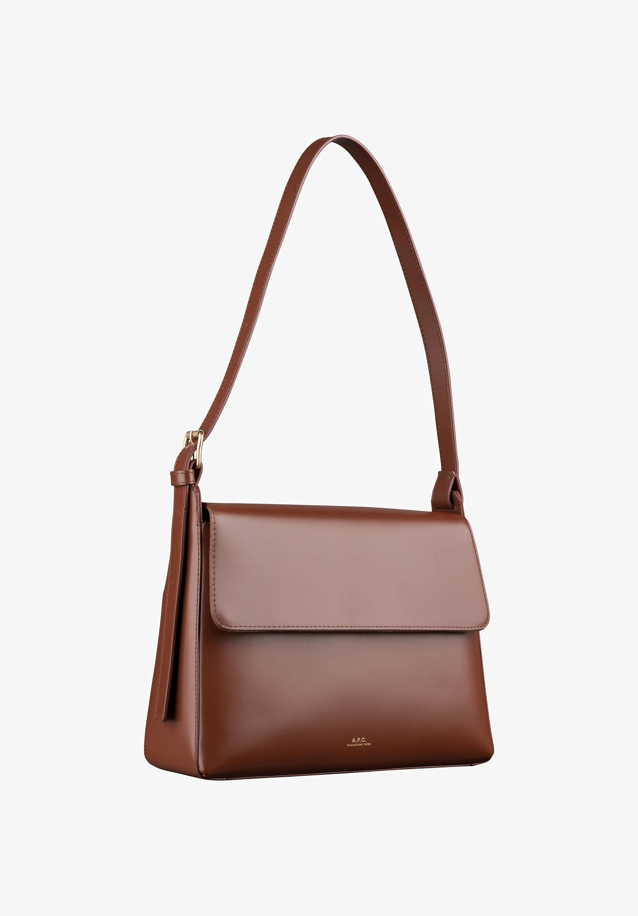 sac virginie flap - Noisette