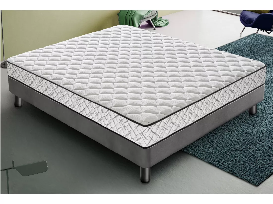 Matelas 180x200 à mémoire de forme - Epaisseur 20 cm - Rigidité H3 9 Zones de Comfort