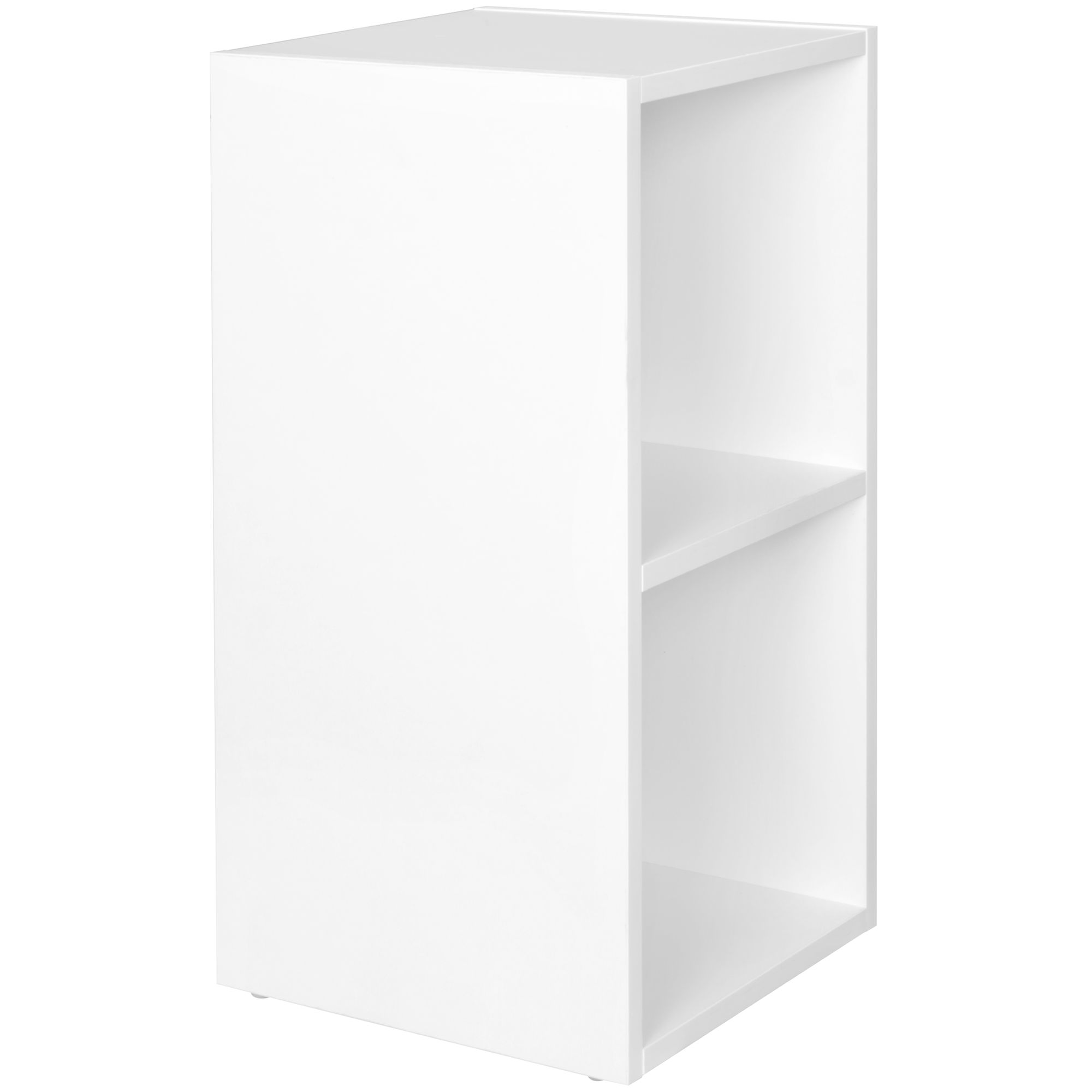 KADIMA DESIGN Standregal CERVINO: 2 Regalfächer, Sonoma Farbton, 30x60x30 cm, Melaminharzbeschichtung