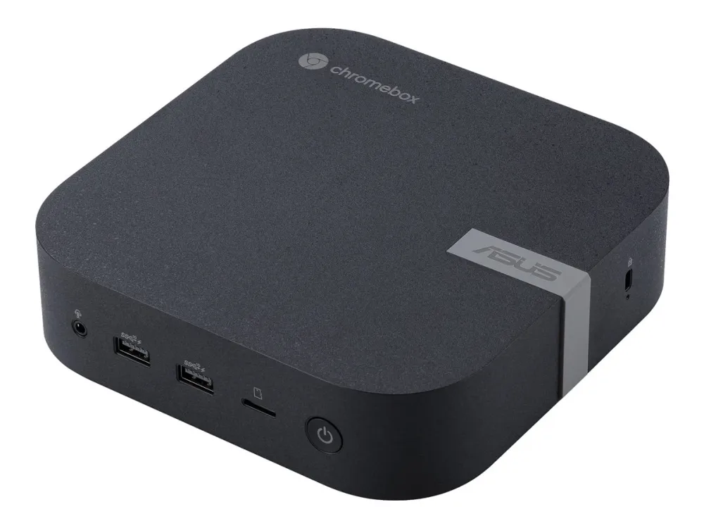 ASUS Chromebox 5 S5007UN - Mini PC 1 x Core i5 1240P / op til 4.4 GHz - RAM 8 GB - SSD 128 GB - NVMe - Intel Iris Xe Graphics - Gigabit Ethernet, 2.5 Gigabit Ethernet, Bluetooth 5.2, IEEE 802.11ax (Wi-Fi 6E) - Chrome OS - skærm: ingen - økosort