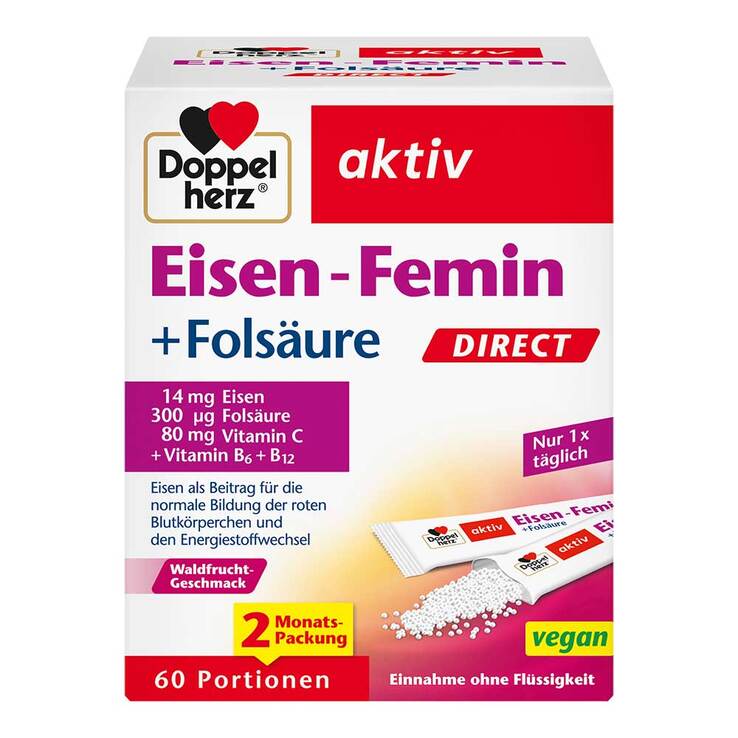 Doppelherz Eisen-Femin Direct Pellets, 60 St