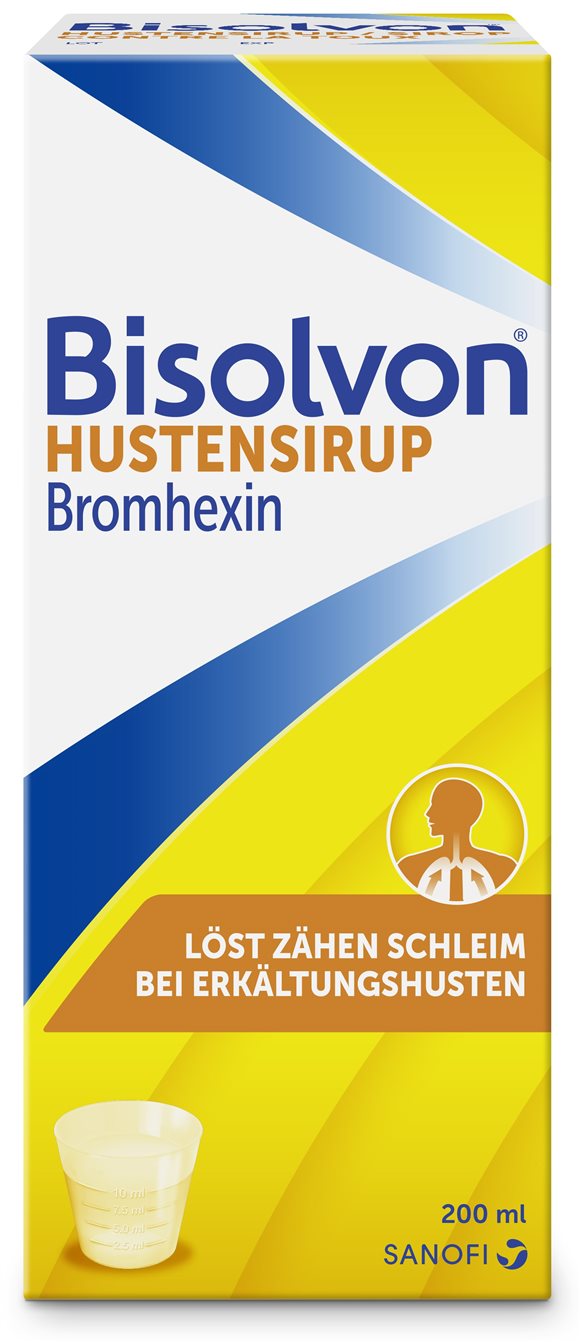 Bisolvon Hustensirup<br>200 ml, Flasche, Sirup