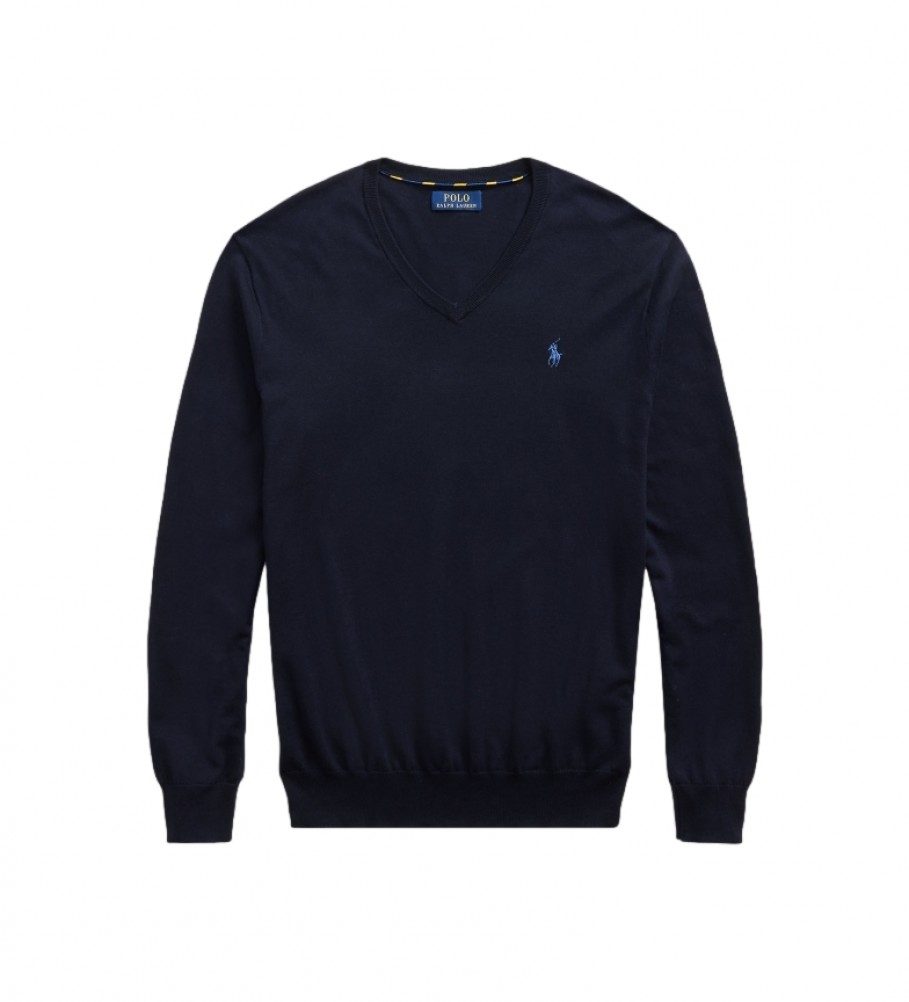 Suéter Ralph Lauren Slim Fit 710670789004 azul marinho
