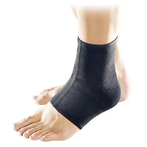 Tornozeleira Anatômica L&R Velpeau Preta R1405 Tamanho 2