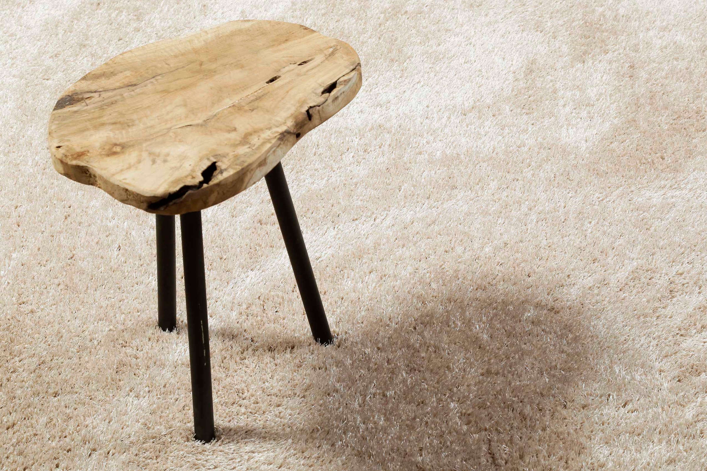 Esprit Hochflor-Teppich »Swagger Shag  ESP-8866« rechteckig 30 mm Höhe Wohnzimmer, Schlafzimmer, uni, waschbar, Antirutsch, gekettelt