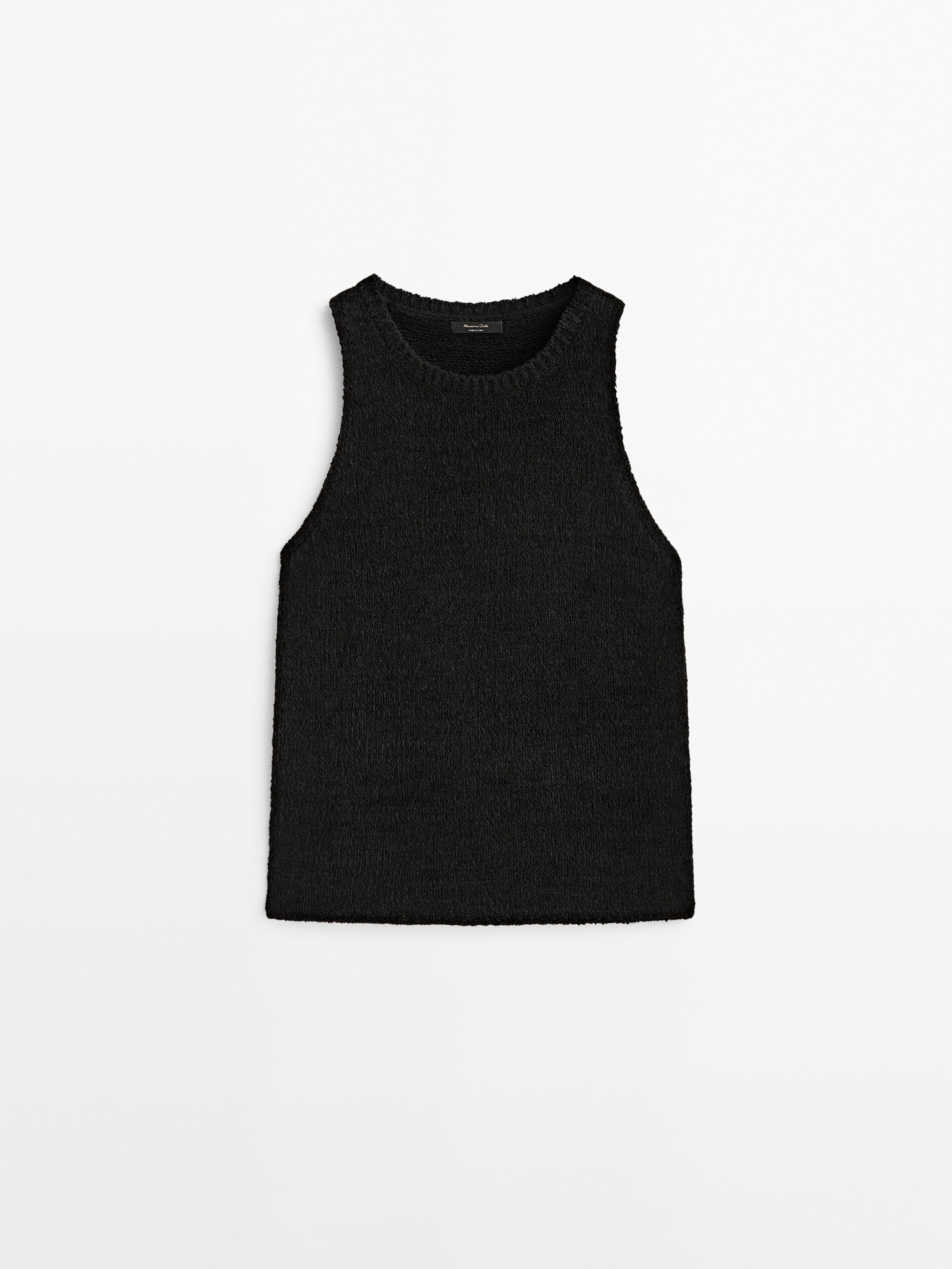 Blusa de tricô preta - PRETA