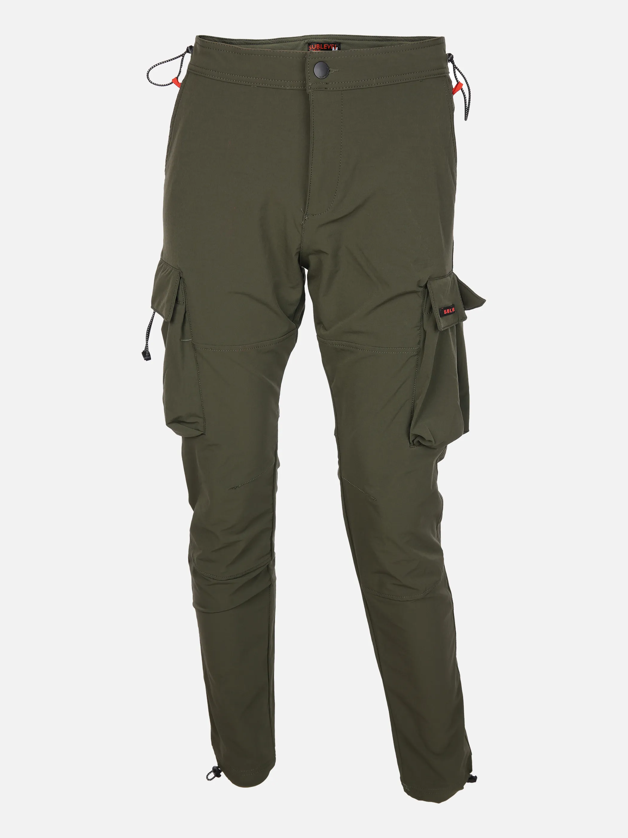 Herren Cargohose mit Zipper am Bund