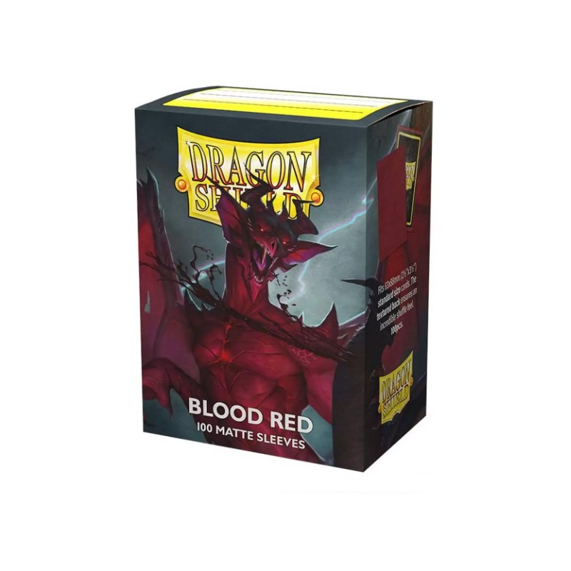 Dragon Shield Blood red - 100 matte sleeves
