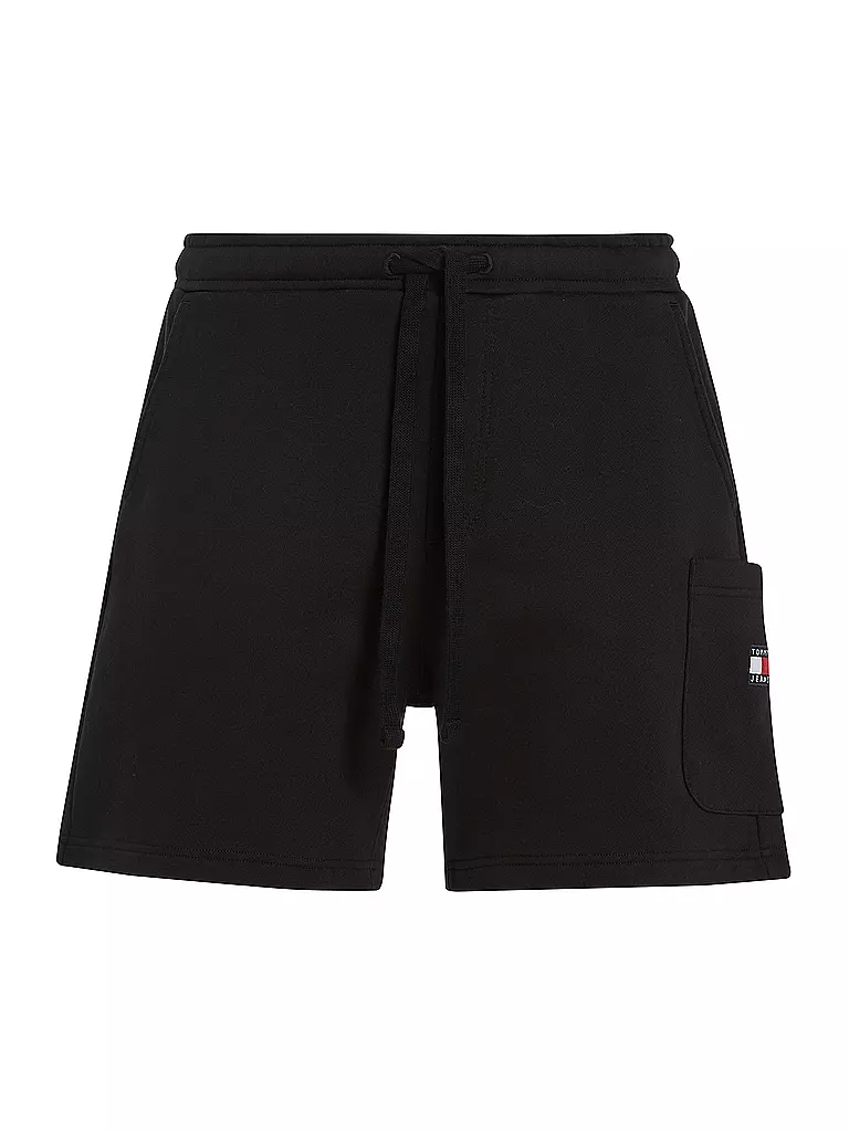 TOMMY JEANS Sweatshorts schwarz