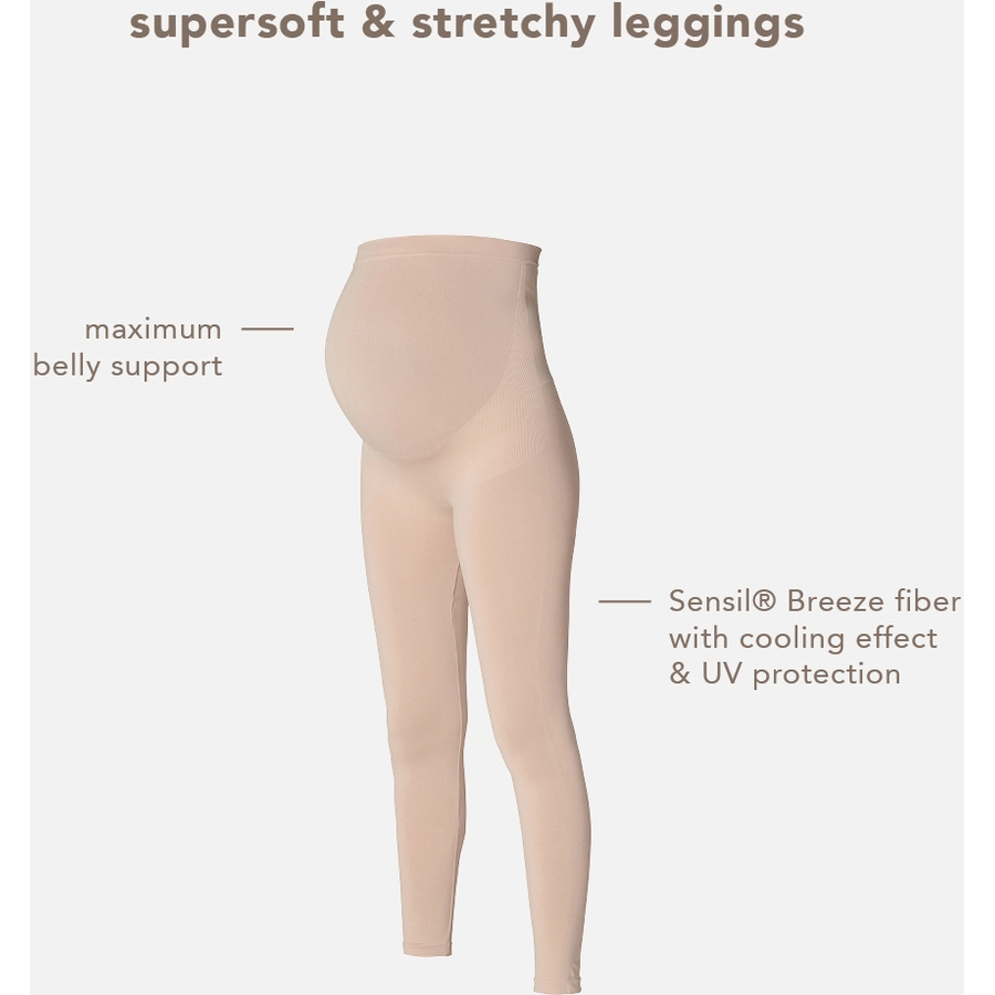Noppies Umstandsleggings Cara seamless Sensil® Breeze Moonlight