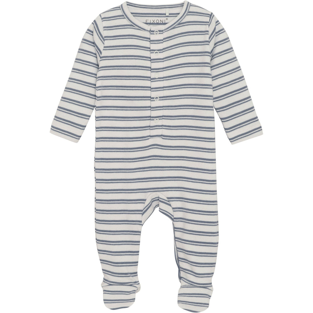 Køb FIXONI Flint Stone Romper LS W. Feet Rib