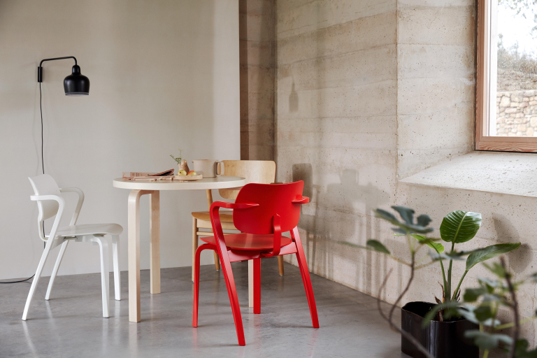 Artek Aalto A330S wandlamp messing