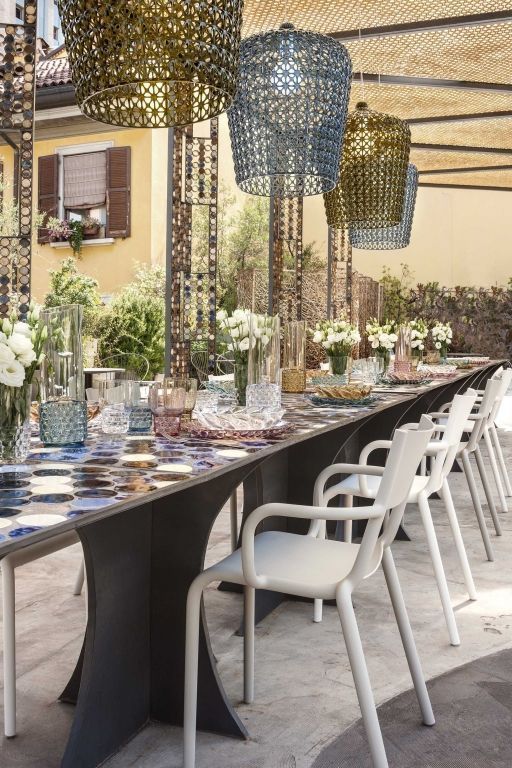 Kartell Generic A tuinstoel zwart