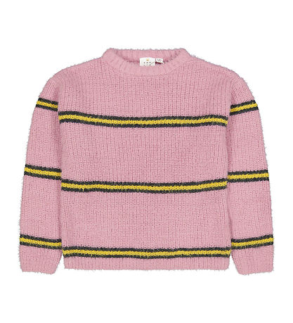 The New Bluse - Strick - TnDada - Pastel Lavender m. Gelb