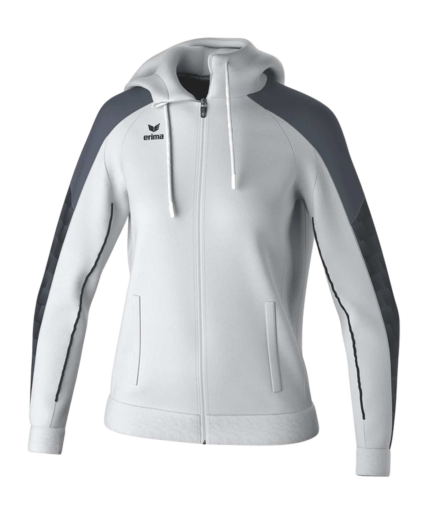 Erima Evo Star Kapuzenjacke Damen Weiss