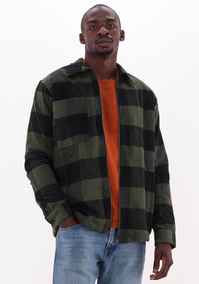 SELECTED HOMME olijf selected homme overshirt loosedoller overshirt ls w