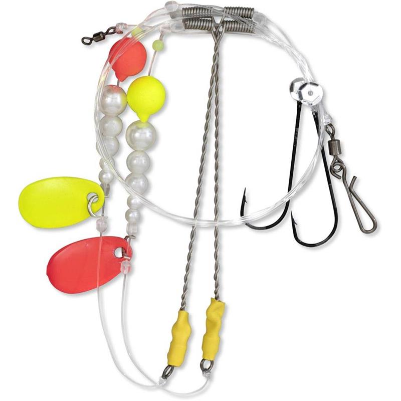 Ligne Montée Zebco Flatty Scratcher Wiggle Boat Rig