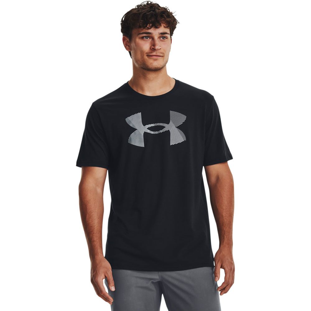Under Armour BIG LOGO FILL - Tee-shirt Homme noir