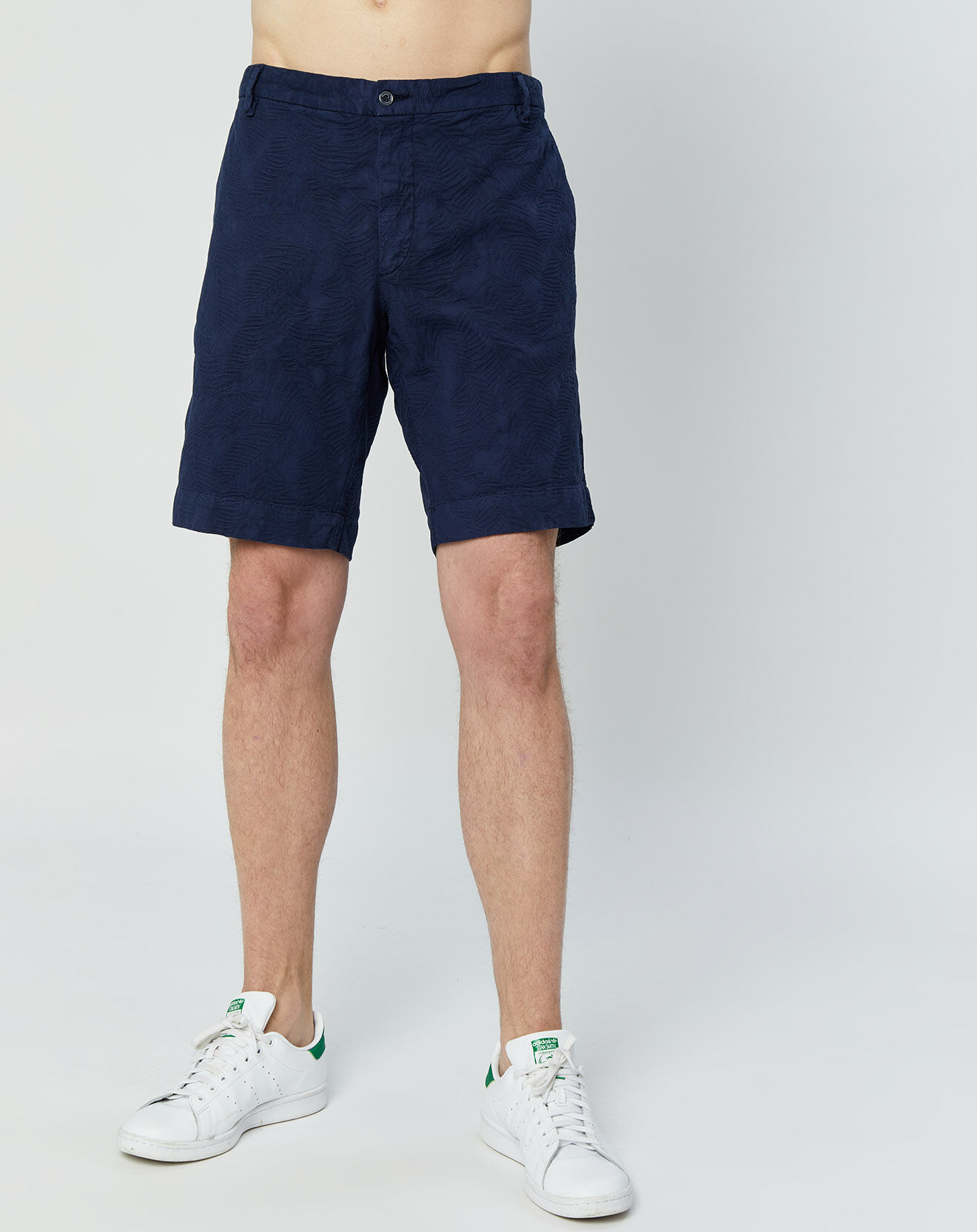 Hackett London Bermuda à Jacquard floral bleu nuit